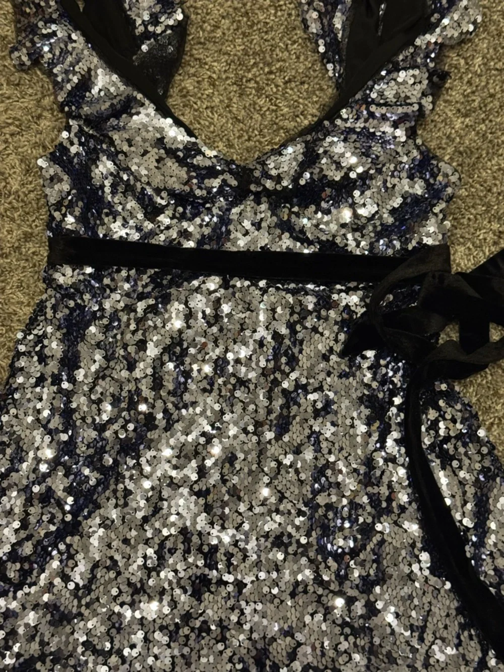 Free People Purple Siren Sequin Dress Size 6 - Picture 11 of 16